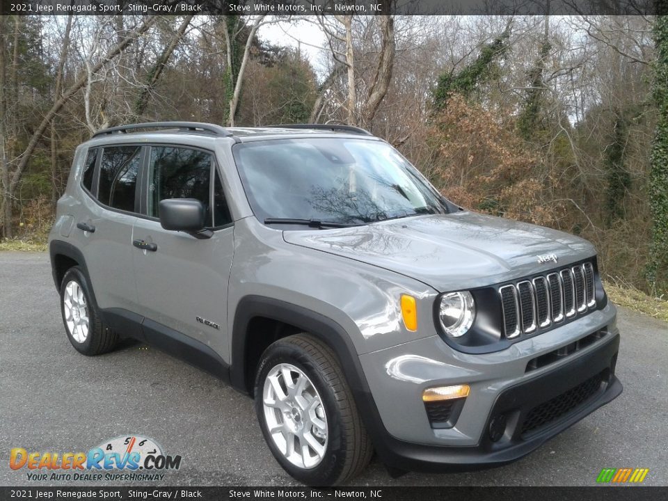 2021 Jeep Renegade Sport Sting-Gray / Black Photo #4