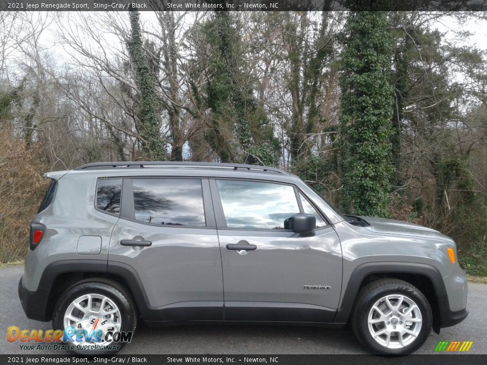 2021 Jeep Renegade Sport Sting-Gray / Black Photo #5