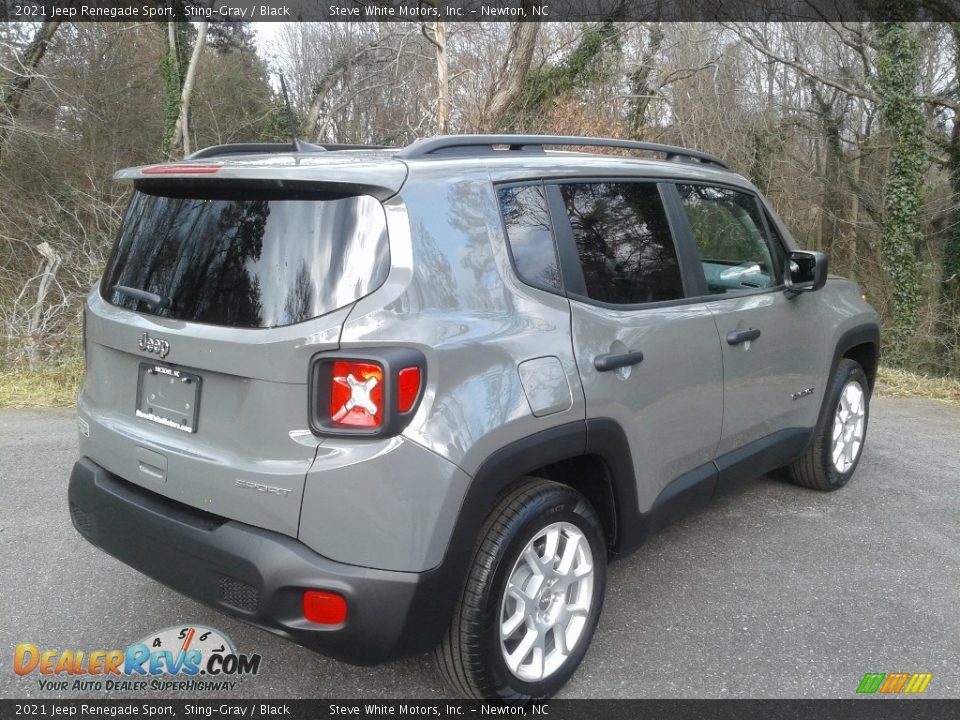 2021 Jeep Renegade Sport Sting-Gray / Black Photo #6