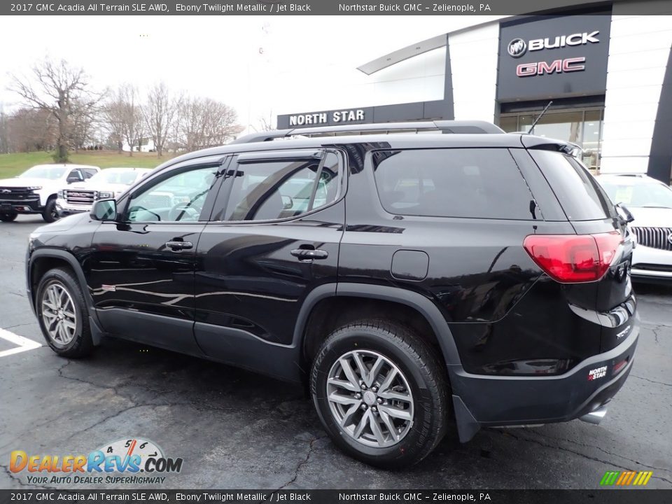 2017 GMC Acadia All Terrain SLE AWD Ebony Twilight Metallic / Jet Black Photo #13