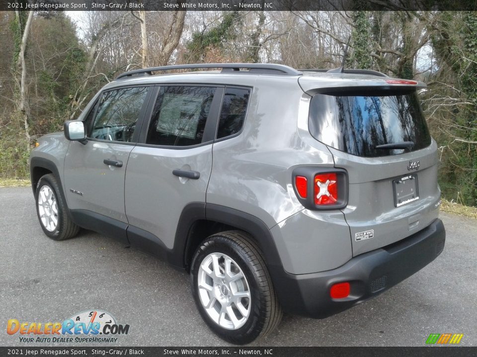 2021 Jeep Renegade Sport Sting-Gray / Black Photo #8