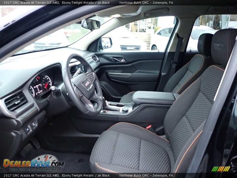 Jet Black Interior - 2017 GMC Acadia All Terrain SLE AWD Photo #17