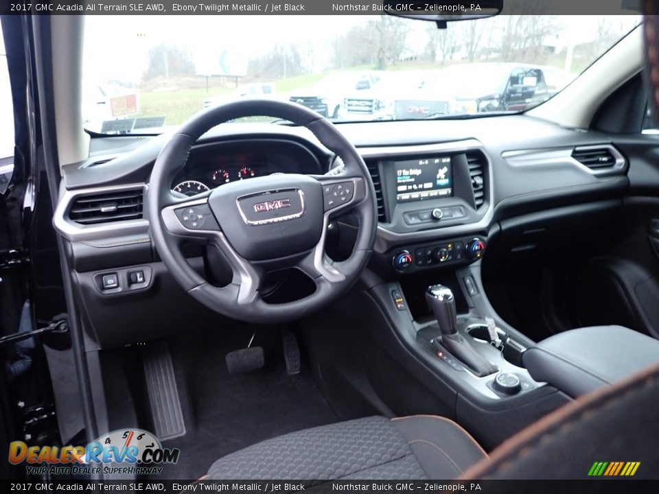 Jet Black Interior - 2017 GMC Acadia All Terrain SLE AWD Photo #19