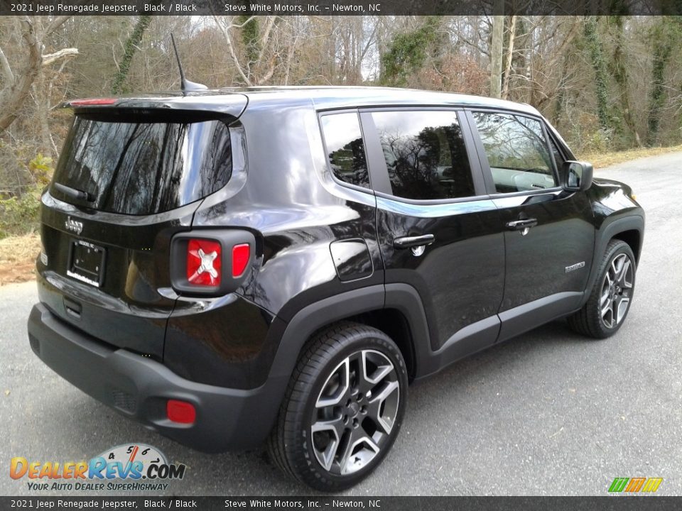 2021 Jeep Renegade Jeepster Black / Black Photo #8