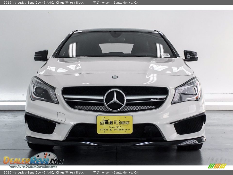 2016 Mercedes-Benz CLA 45 AMG Cirrus White / Black Photo #2