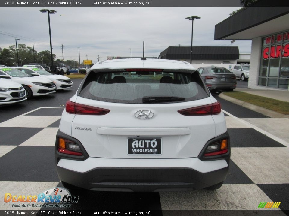 2018 Hyundai Kona SE Chalk White / Black Photo #4