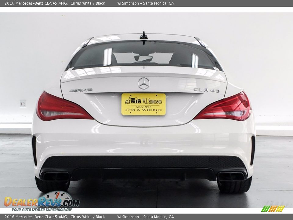 2016 Mercedes-Benz CLA 45 AMG Cirrus White / Black Photo #3