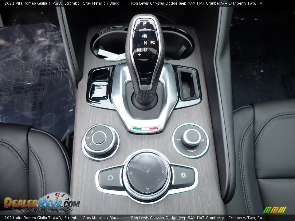 2021 Alfa Romeo Giulia TI AWD Stromboli Gray Metallic / Black Photo #19
