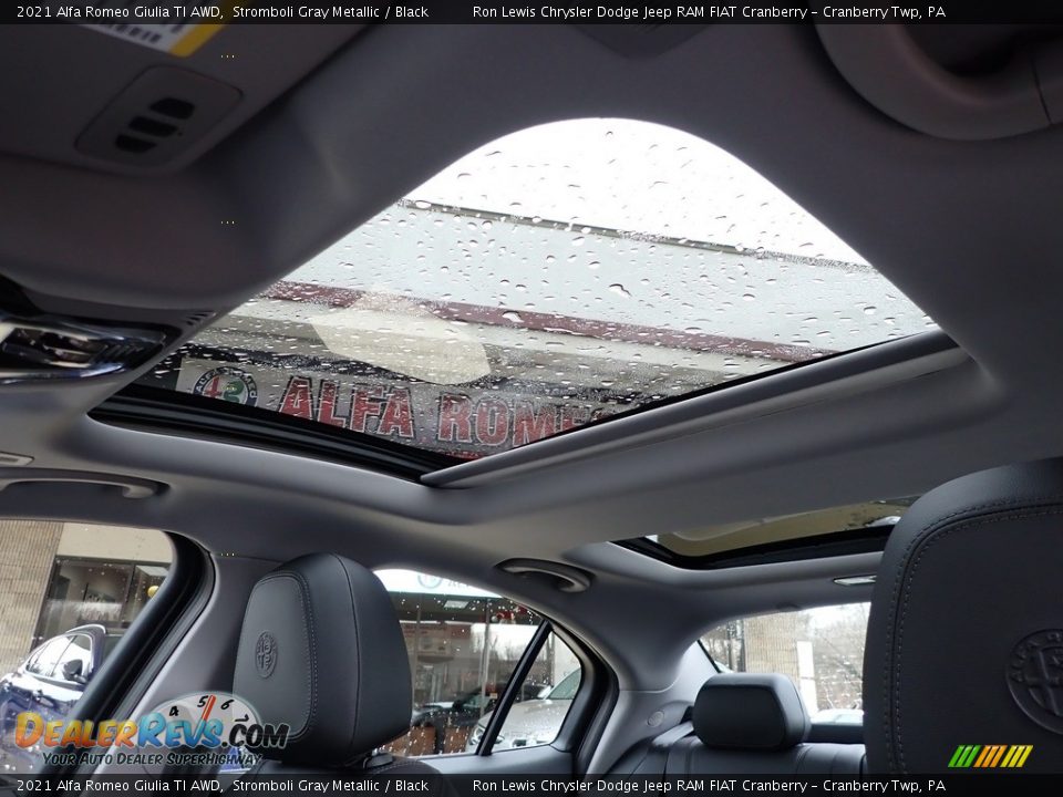 2021 Alfa Romeo Giulia TI AWD Stromboli Gray Metallic / Black Photo #20