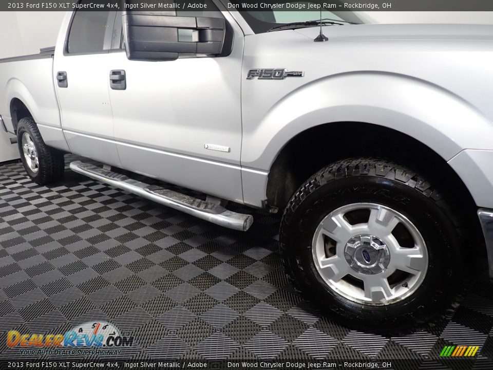 2013 Ford F150 XLT SuperCrew 4x4 Ingot Silver Metallic / Adobe Photo #3