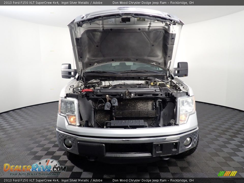 2013 Ford F150 XLT SuperCrew 4x4 Ingot Silver Metallic / Adobe Photo #5