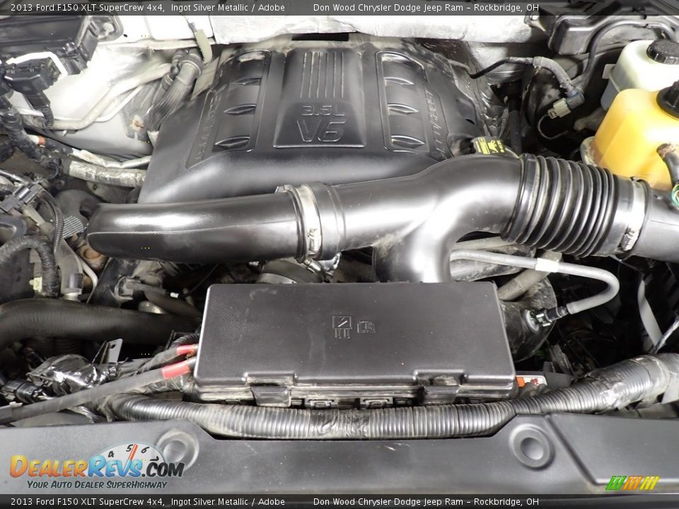 2013 Ford F150 XLT SuperCrew 4x4 Ingot Silver Metallic / Adobe Photo #6
