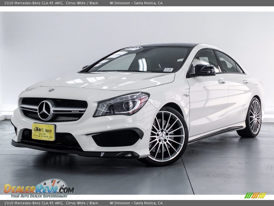 2016 Mercedes-Benz CLA 45 AMG Cirrus White / Black Photo #12