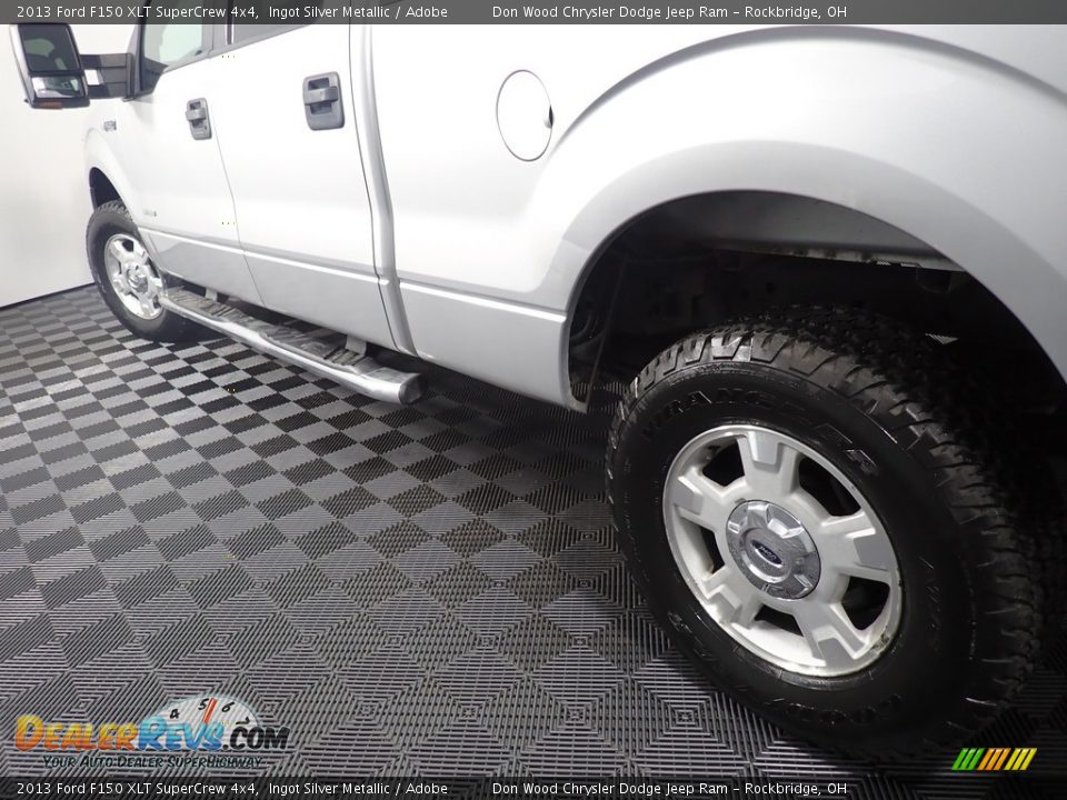 2013 Ford F150 XLT SuperCrew 4x4 Ingot Silver Metallic / Adobe Photo #9