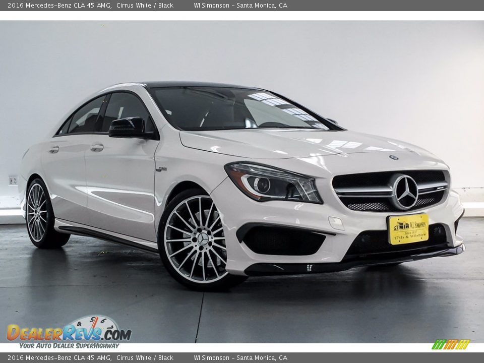 2016 Mercedes-Benz CLA 45 AMG Cirrus White / Black Photo #14