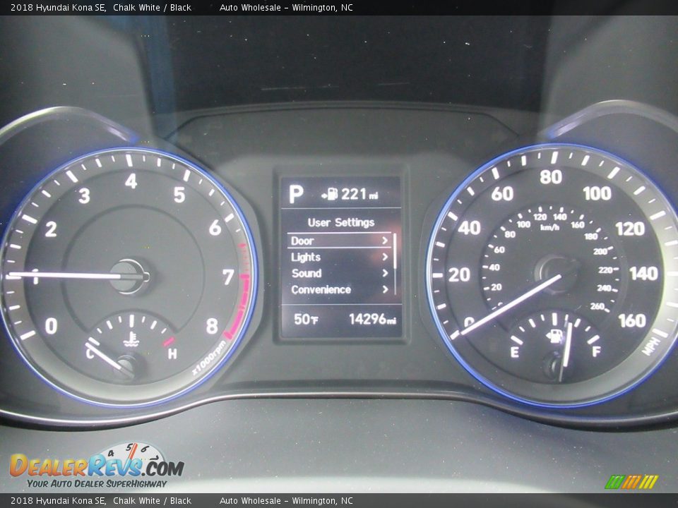 2018 Hyundai Kona SE Chalk White / Black Photo #15