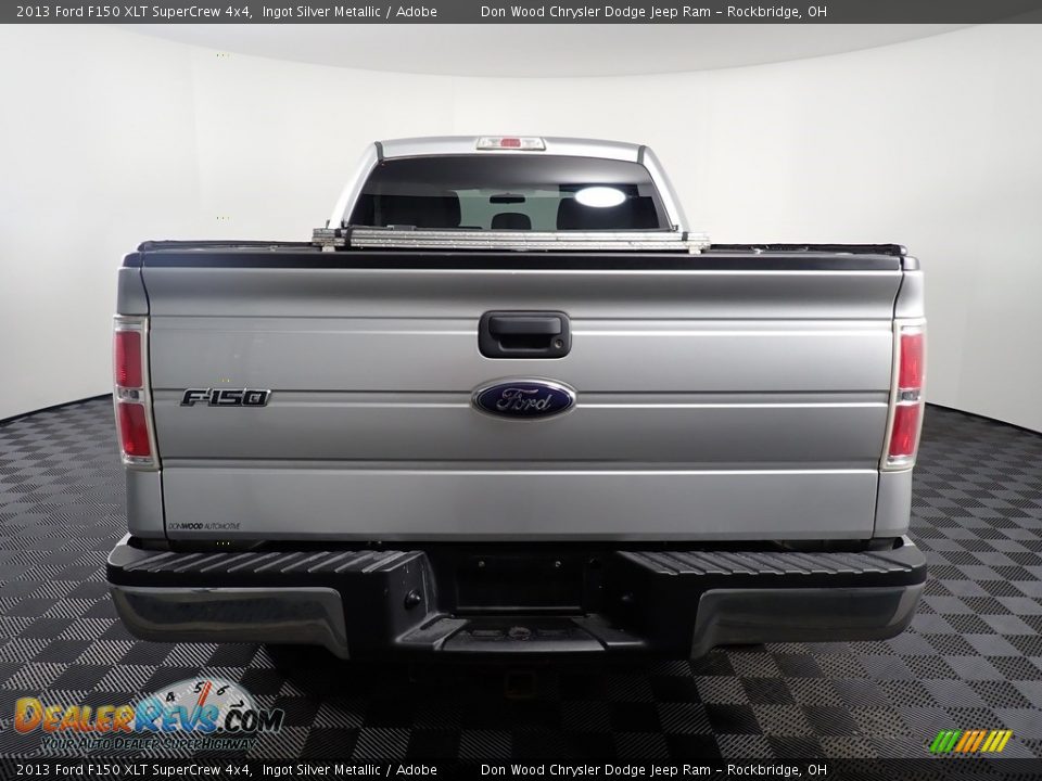 2013 Ford F150 XLT SuperCrew 4x4 Ingot Silver Metallic / Adobe Photo #11