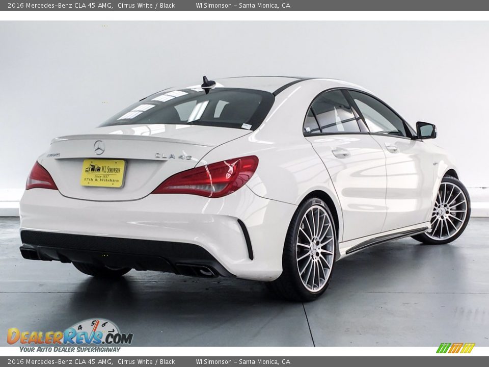 2016 Mercedes-Benz CLA 45 AMG Cirrus White / Black Photo #16