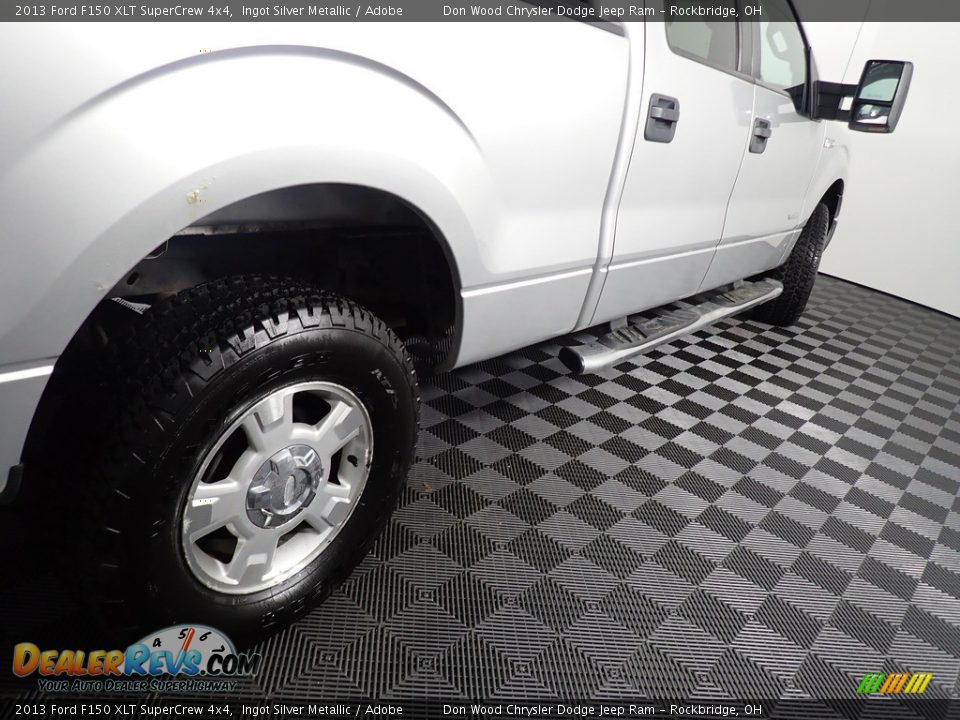 2013 Ford F150 XLT SuperCrew 4x4 Ingot Silver Metallic / Adobe Photo #15
