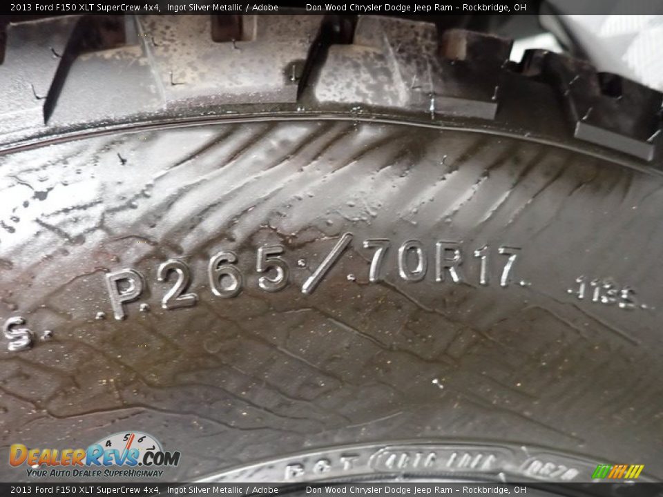 2013 Ford F150 XLT SuperCrew 4x4 Ingot Silver Metallic / Adobe Photo #16