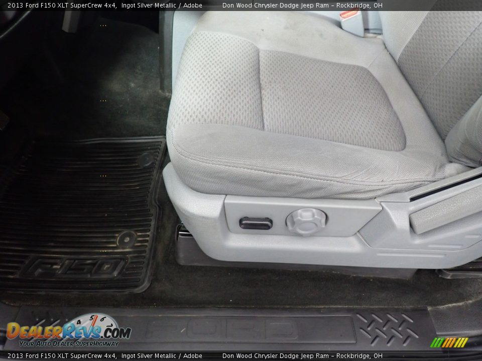2013 Ford F150 XLT SuperCrew 4x4 Ingot Silver Metallic / Adobe Photo #19