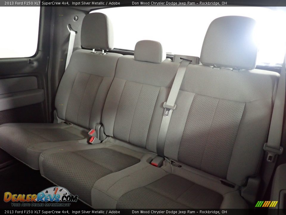 2013 Ford F150 XLT SuperCrew 4x4 Ingot Silver Metallic / Adobe Photo #22