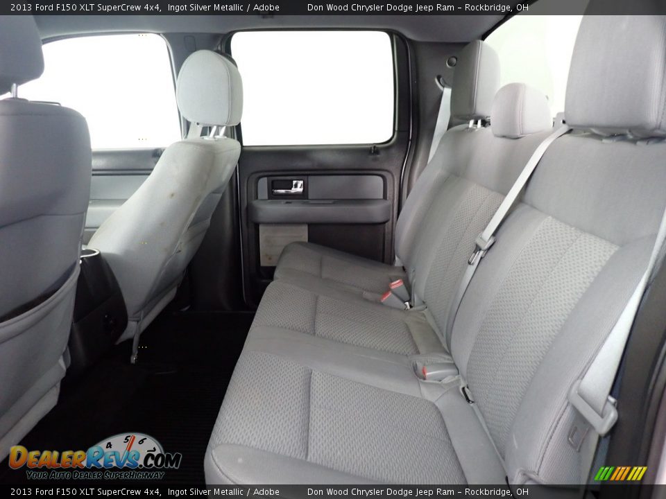 2013 Ford F150 XLT SuperCrew 4x4 Ingot Silver Metallic / Adobe Photo #24