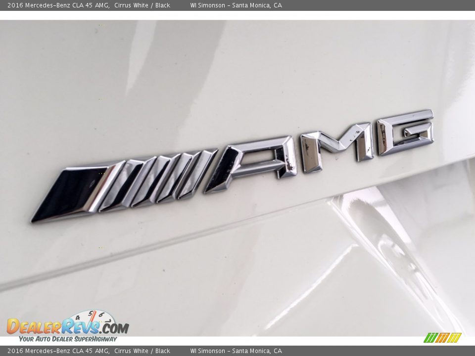 2016 Mercedes-Benz CLA 45 AMG Cirrus White / Black Photo #28