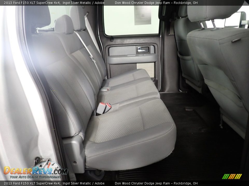 2013 Ford F150 XLT SuperCrew 4x4 Ingot Silver Metallic / Adobe Photo #27