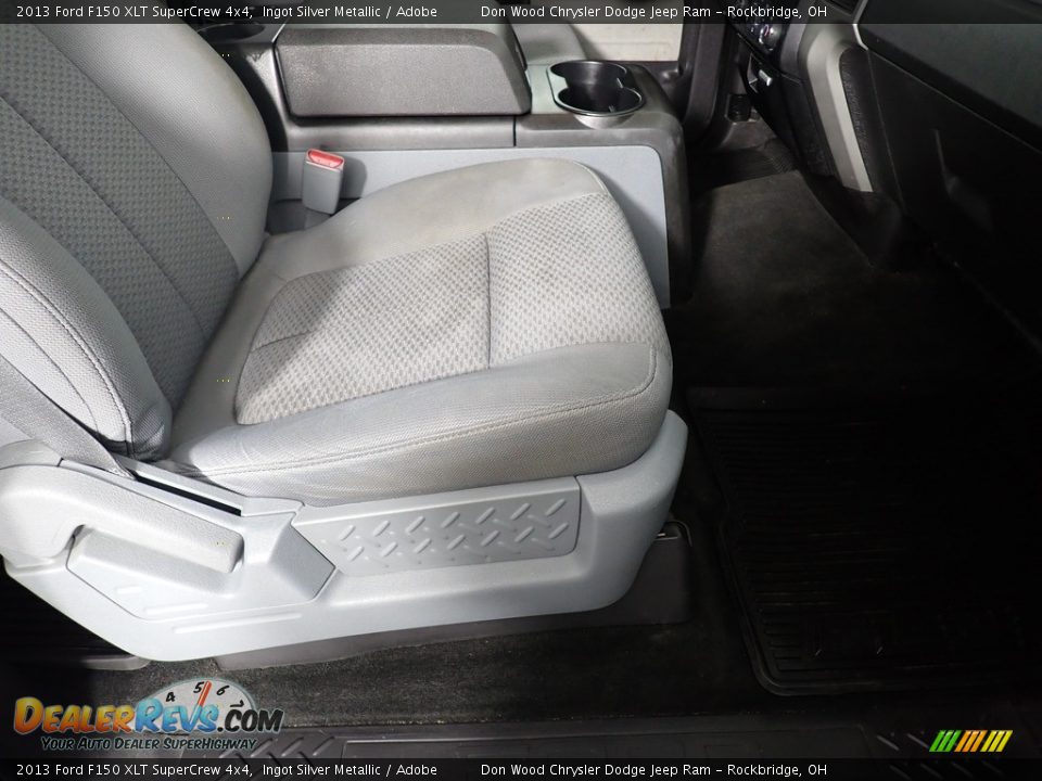 2013 Ford F150 XLT SuperCrew 4x4 Ingot Silver Metallic / Adobe Photo #30