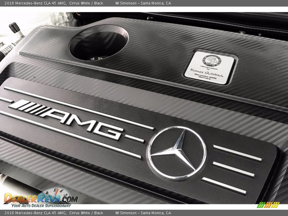2016 Mercedes-Benz CLA 45 AMG Cirrus White / Black Photo #32