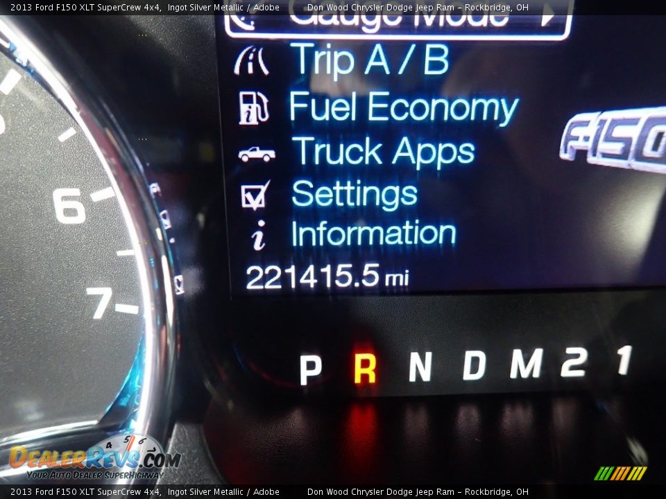 2013 Ford F150 XLT SuperCrew 4x4 Ingot Silver Metallic / Adobe Photo #33