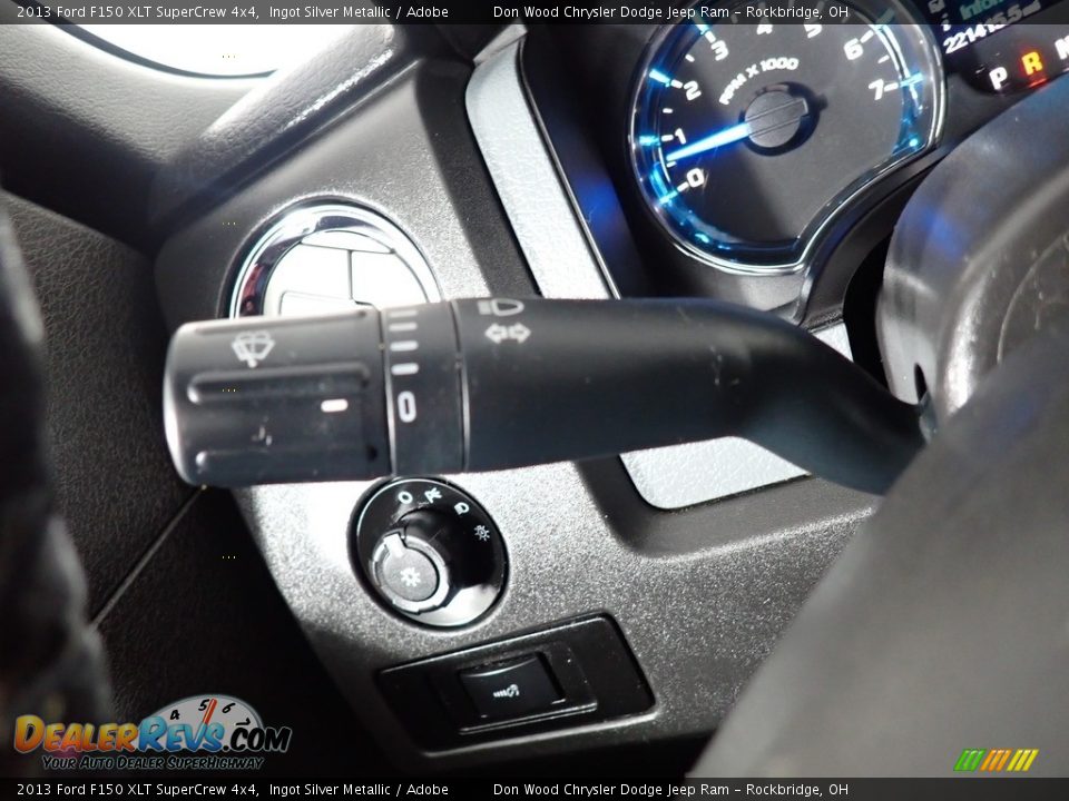 2013 Ford F150 XLT SuperCrew 4x4 Ingot Silver Metallic / Adobe Photo #34