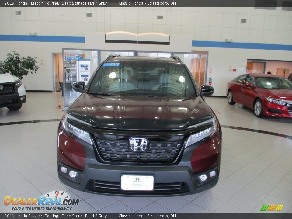 2019 Honda Passport Touring Deep Scarlet Pearl / Gray Photo #2