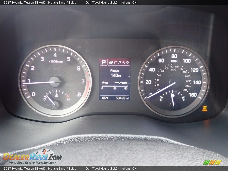 2017 Hyundai Tucson SE AWD Mojave Sand / Beige Photo #25