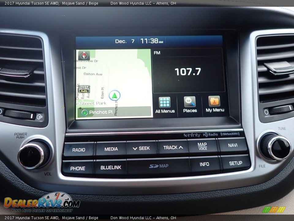 2017 Hyundai Tucson SE AWD Mojave Sand / Beige Photo #30