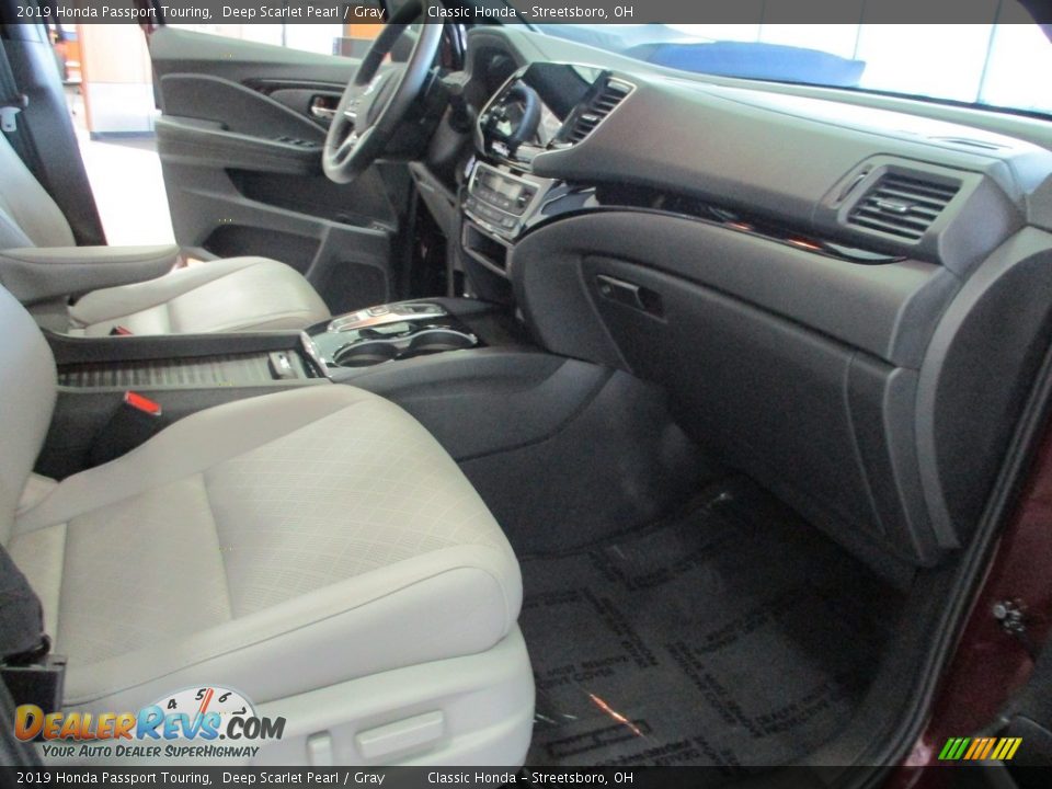 2019 Honda Passport Touring Deep Scarlet Pearl / Gray Photo #17