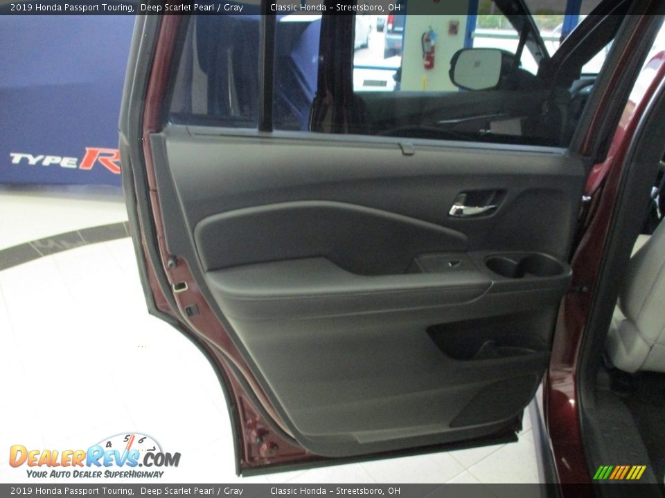 2019 Honda Passport Touring Deep Scarlet Pearl / Gray Photo #22