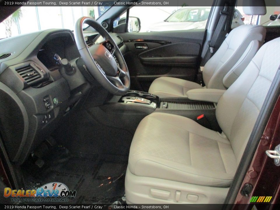 2019 Honda Passport Touring Deep Scarlet Pearl / Gray Photo #27