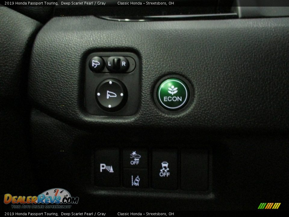 2019 Honda Passport Touring Deep Scarlet Pearl / Gray Photo #28
