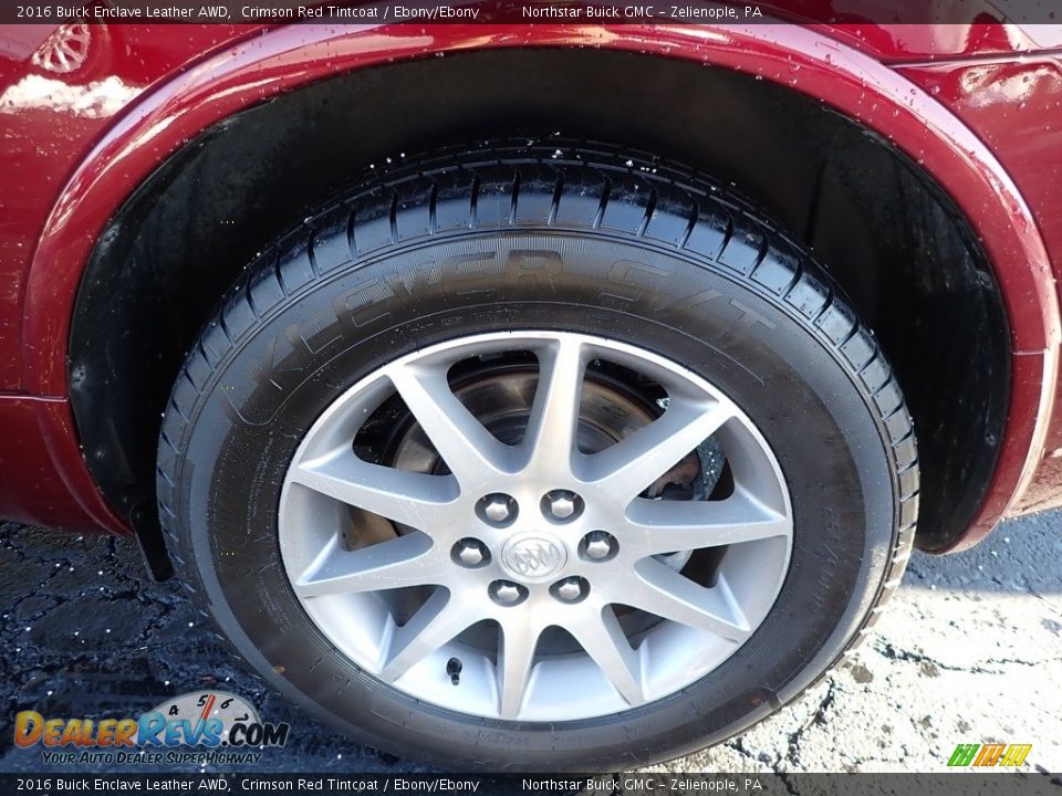 2016 Buick Enclave Leather AWD Crimson Red Tintcoat / Ebony/Ebony Photo #15