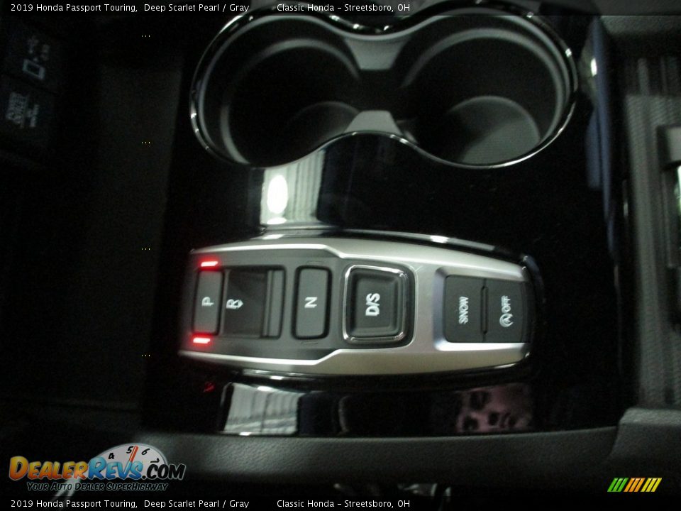 2019 Honda Passport Touring Deep Scarlet Pearl / Gray Photo #36