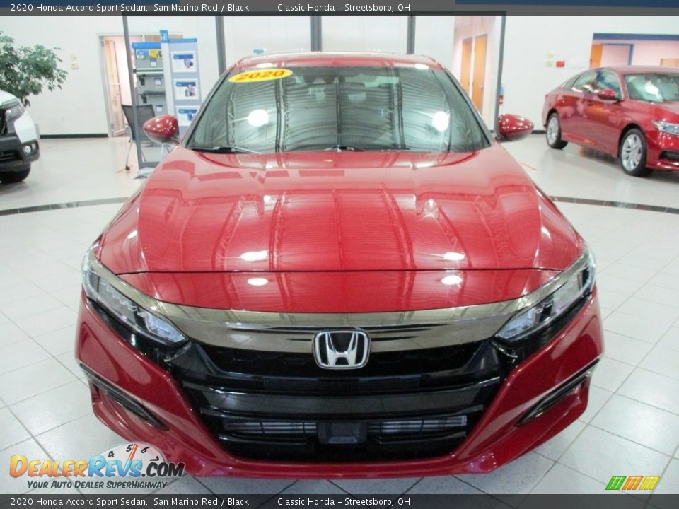 2020 Honda Accord Sport Sedan San Marino Red / Black Photo #2