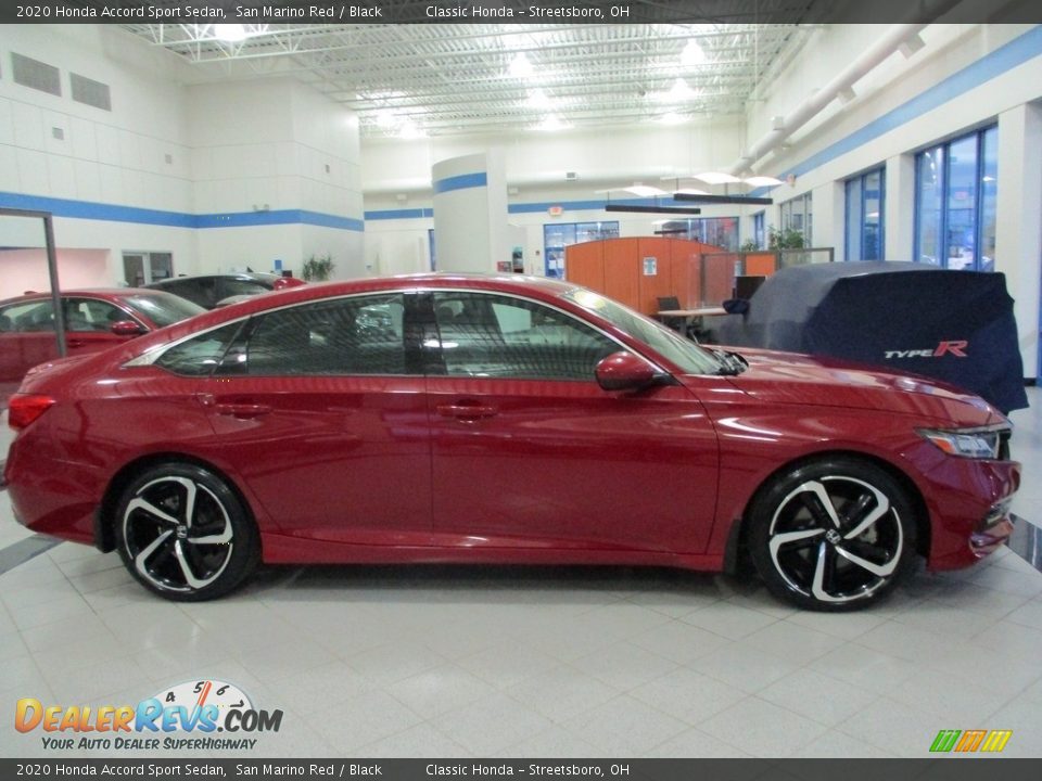 2020 Honda Accord Sport Sedan San Marino Red / Black Photo #4