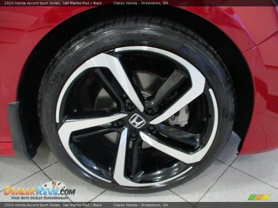 2020 Honda Accord Sport Sedan San Marino Red / Black Photo #5