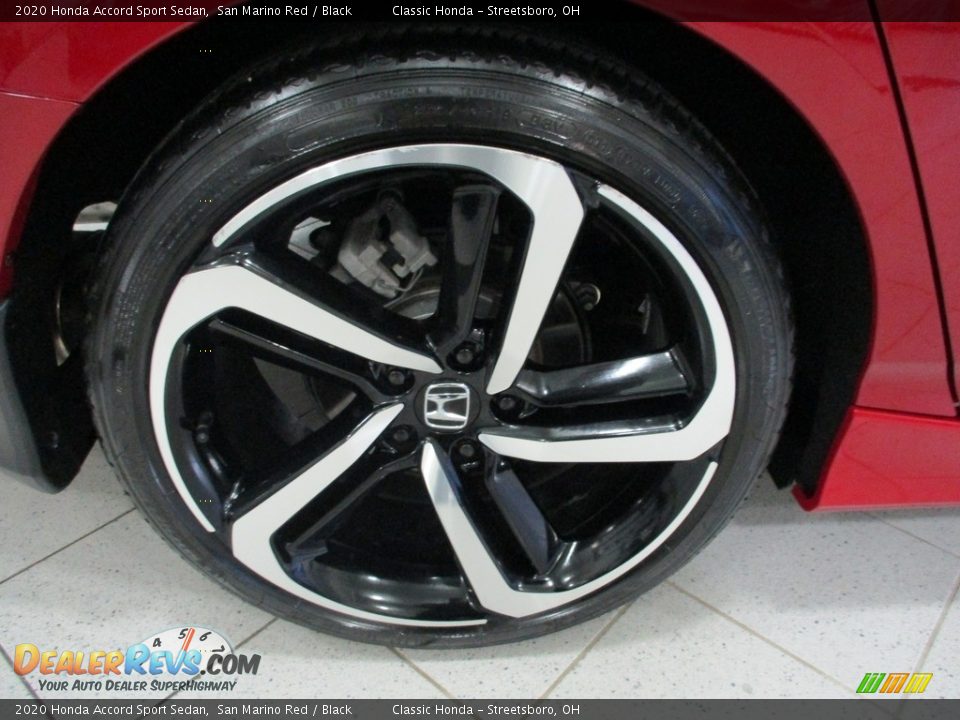 2020 Honda Accord Sport Sedan San Marino Red / Black Photo #6