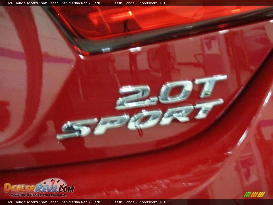 2020 Honda Accord Sport Sedan San Marino Red / Black Photo #9