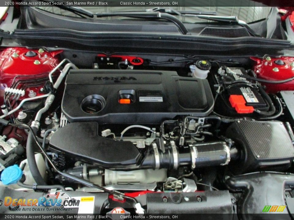 2020 Honda Accord Sport Sedan San Marino Red / Black Photo #14