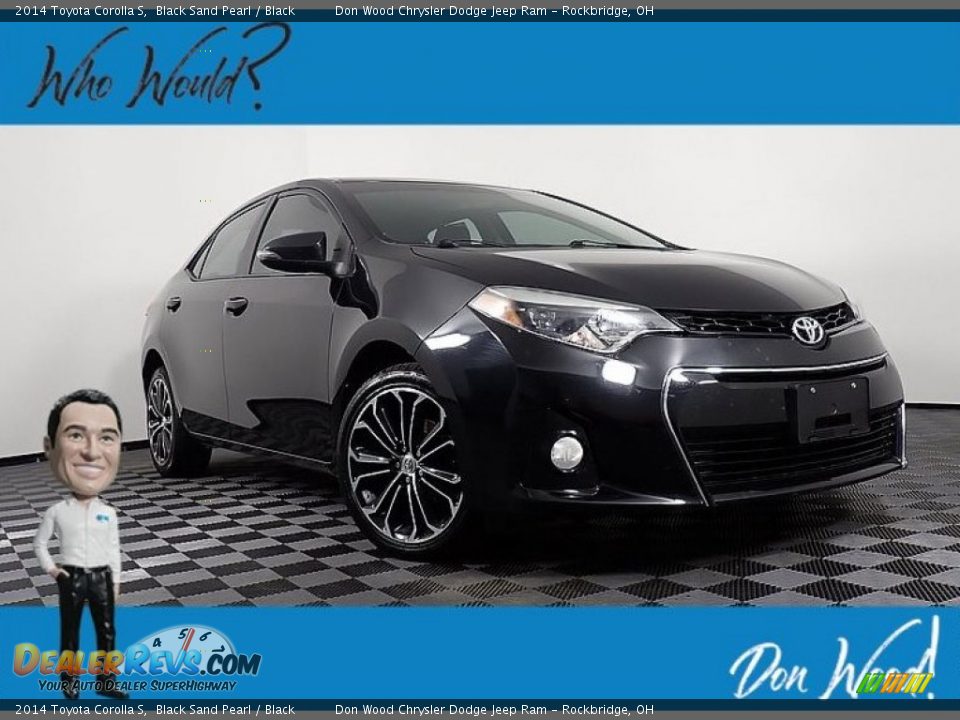 2014 Toyota Corolla S Black Sand Pearl / Black Photo #1