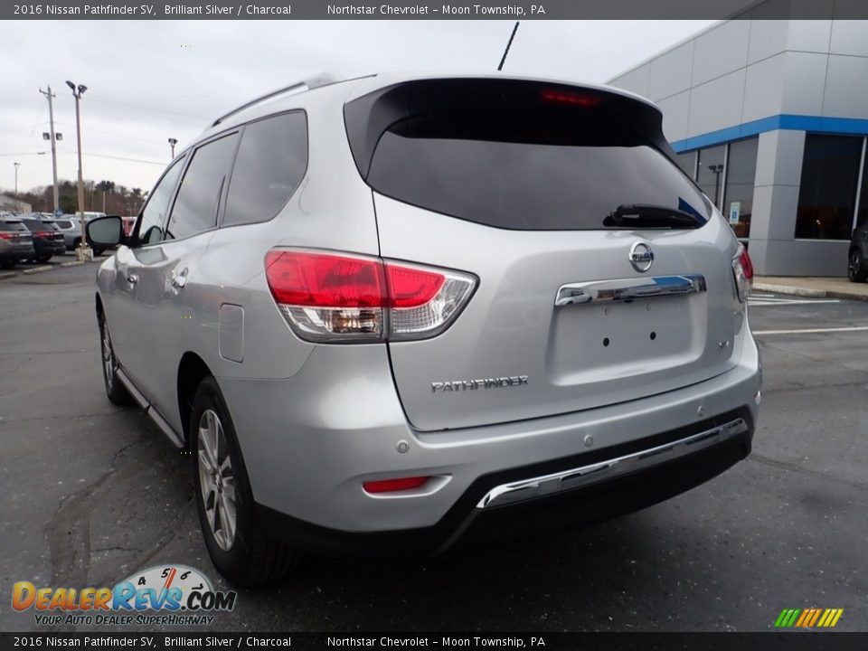 2016 Nissan Pathfinder SV Brilliant Silver / Charcoal Photo #5